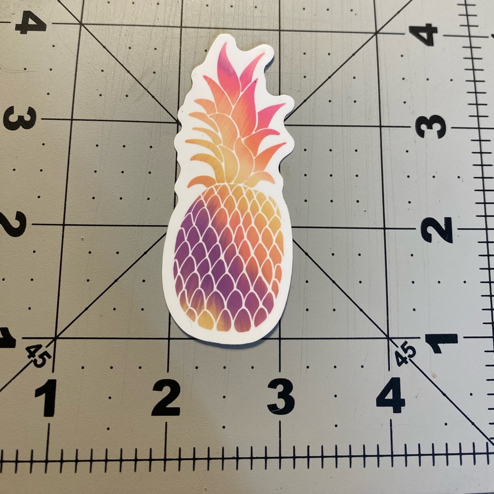 🌈20/$12🌈 Colorful Pineapple Sticker - Picture 2 of 3